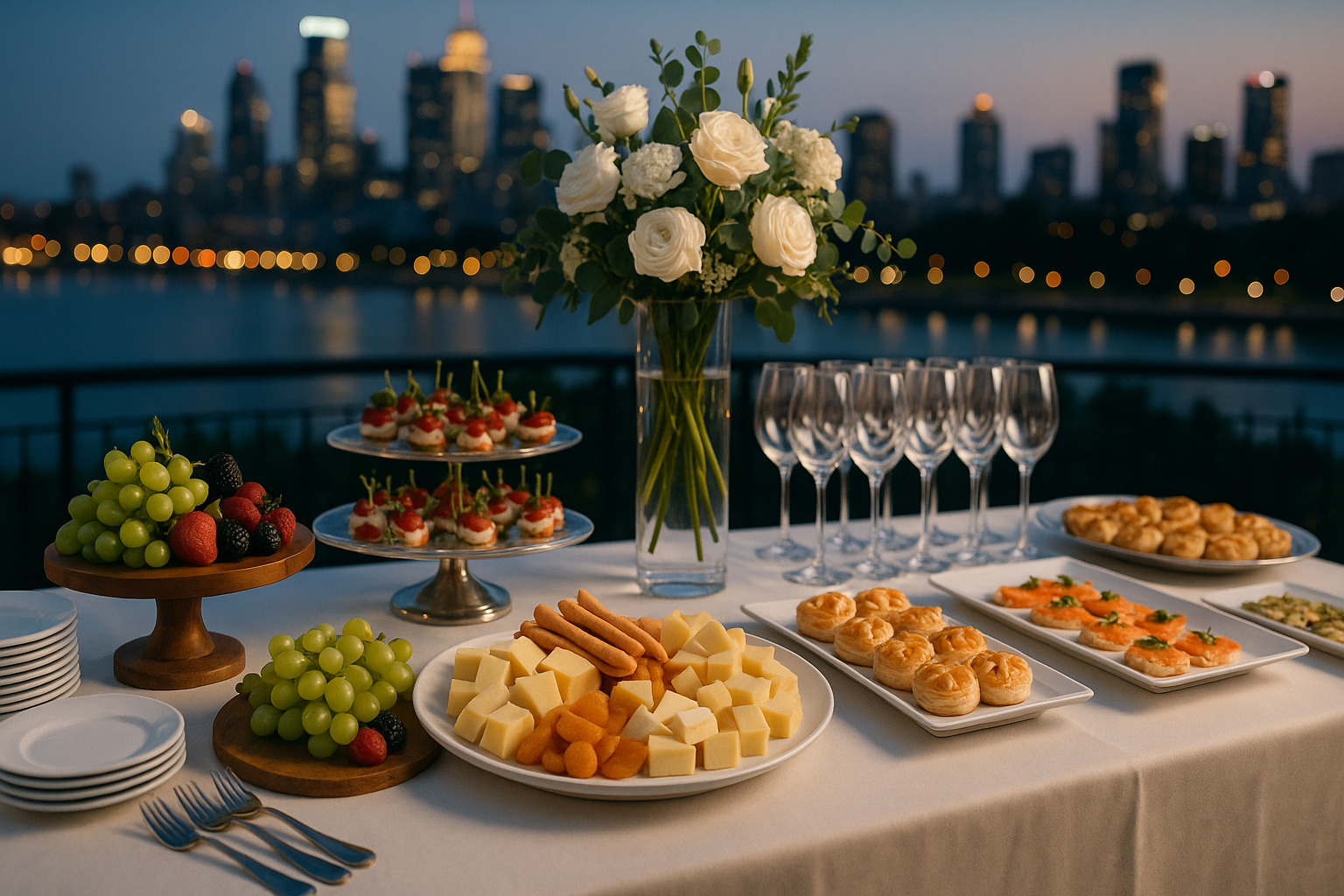 Идеи сервировки и оформления фуршетного стола