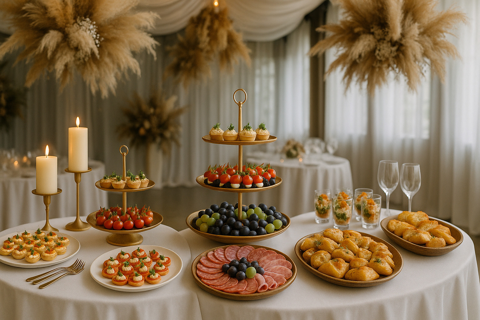 Тренды фуршетов и банкетов — оформление, еда и атмосфера